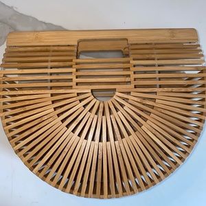 Wooden clutch purse